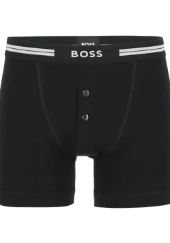 HUGO BOSS Original retro trunk (1-pack), heren boxer normale lengte met gulp, zwart