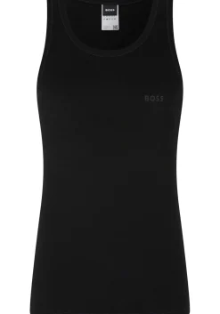 HUGO BOSS Original tank top regular fit (1-pack), heren singlet O-hals, zwart