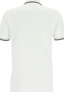 HUGO BOSS Paddy regular fit polo, heren polo korte mouw, wit (contrast)