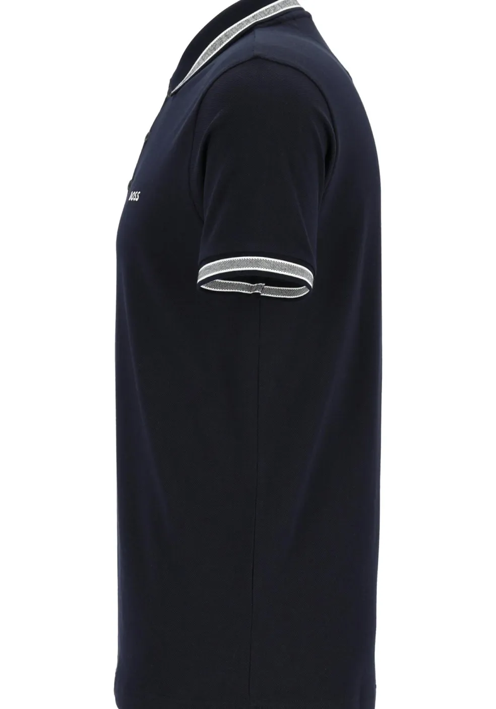 HUGO BOSS Paddy regular fit polo, heren polo korte mouw, donkerblauw (contrast)