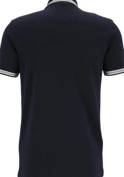 HUGO BOSS Paddy regular fit polo, heren polo korte mouw, donkerblauw (contrast)