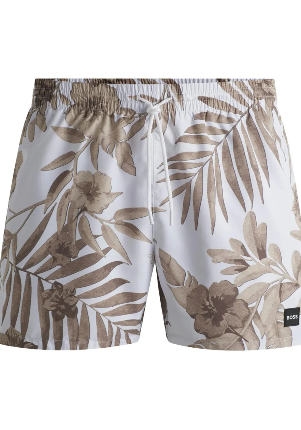 HUGO BOSS Piranha swim shorts, heren zwembroek, natuur dessin