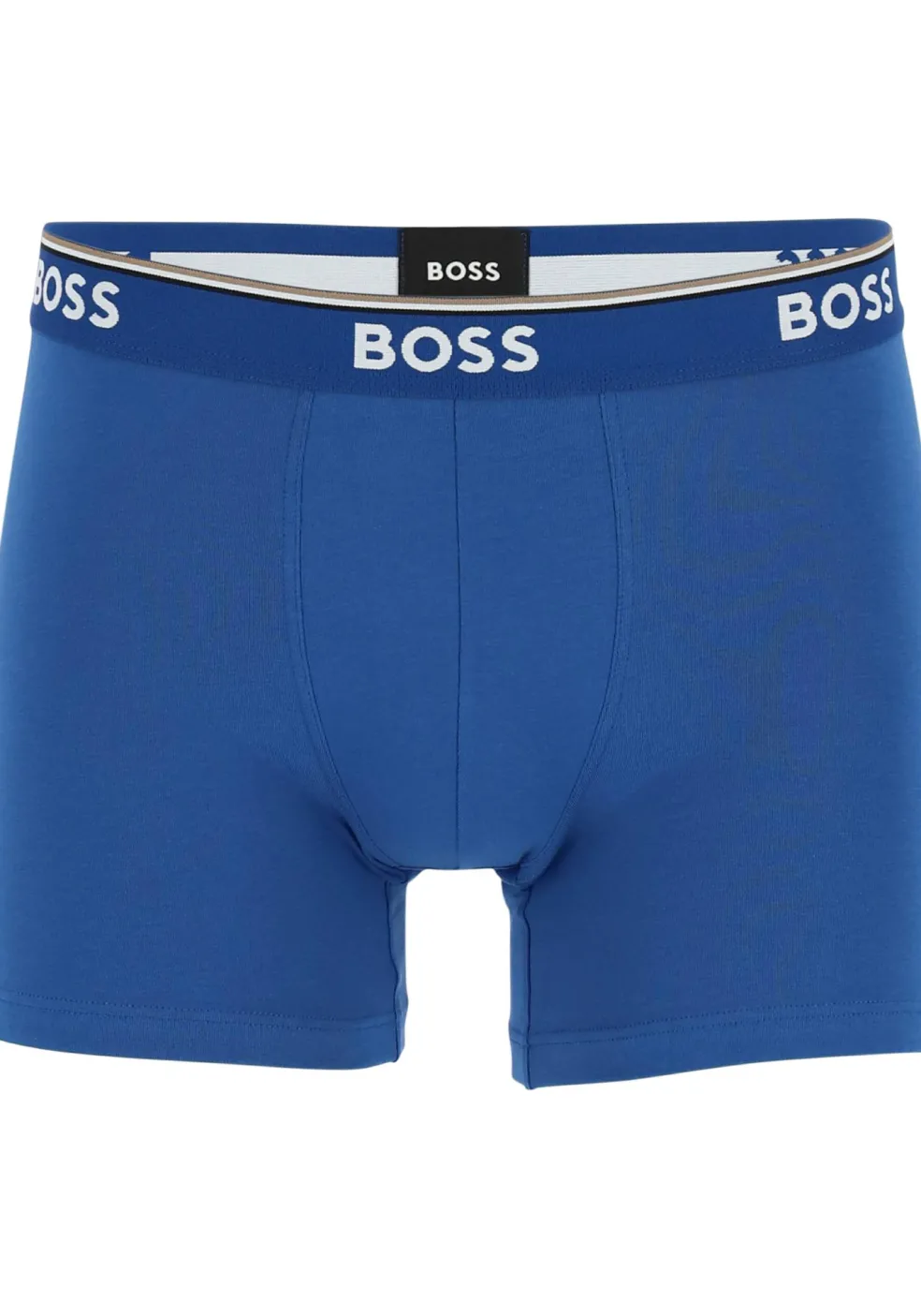 HUGO BOSS Power boxer briefs (3-pack), heren boxers normale lengte, navy, blauw, grijs