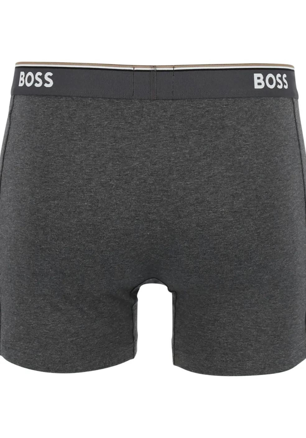 HUGO BOSS Power boxer briefs (3-pack), heren boxers normale lengte, grijs, grijs, zwart