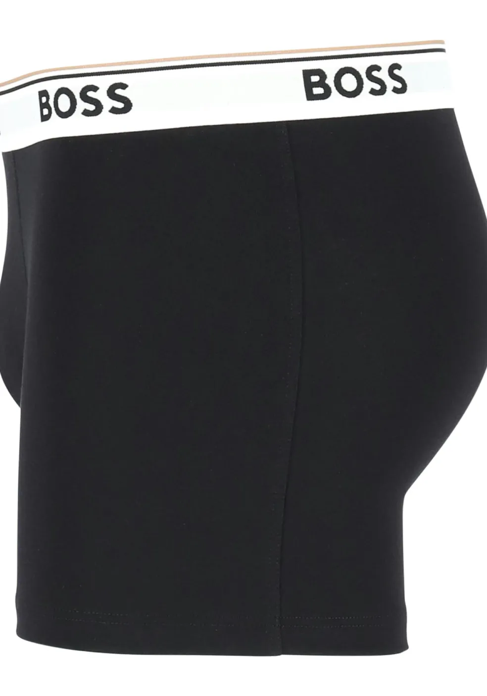 HUGO BOSS Power boxer briefs (3-pack), heren boxers normale lengte, zwart met witte band