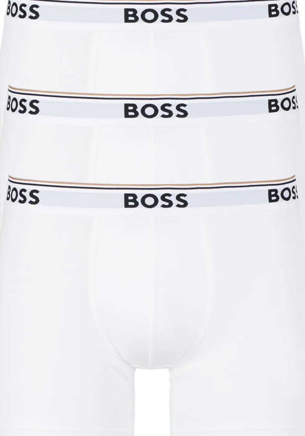 HUGO BOSS Power boxer briefs (3-pack), heren boxers normale lengte, wit