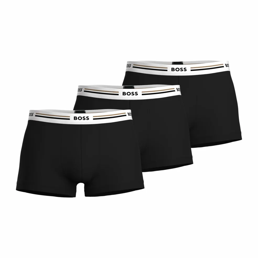 HUGO BOSS Revive trunks (3-pack), heren boxers kort, zwart