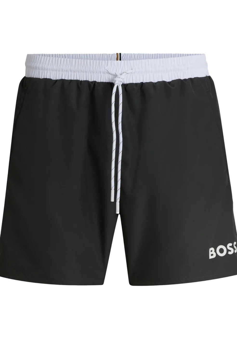 HUGO BOSS Starfish swim shorts, heren zwembroek, donkergrijs