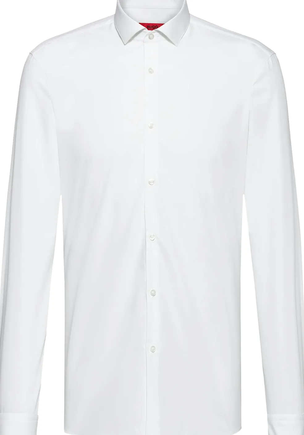 HUGO Erondo slim fit overhemd, popeline, wit