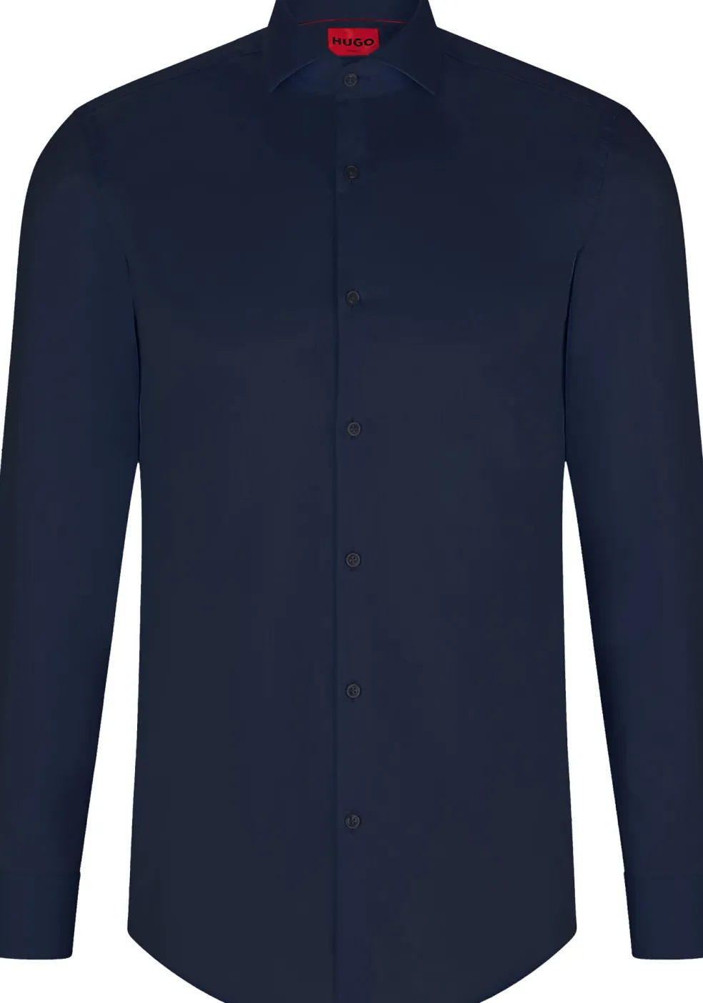 HUGO Kason slim fit overhemd, twill, blauw