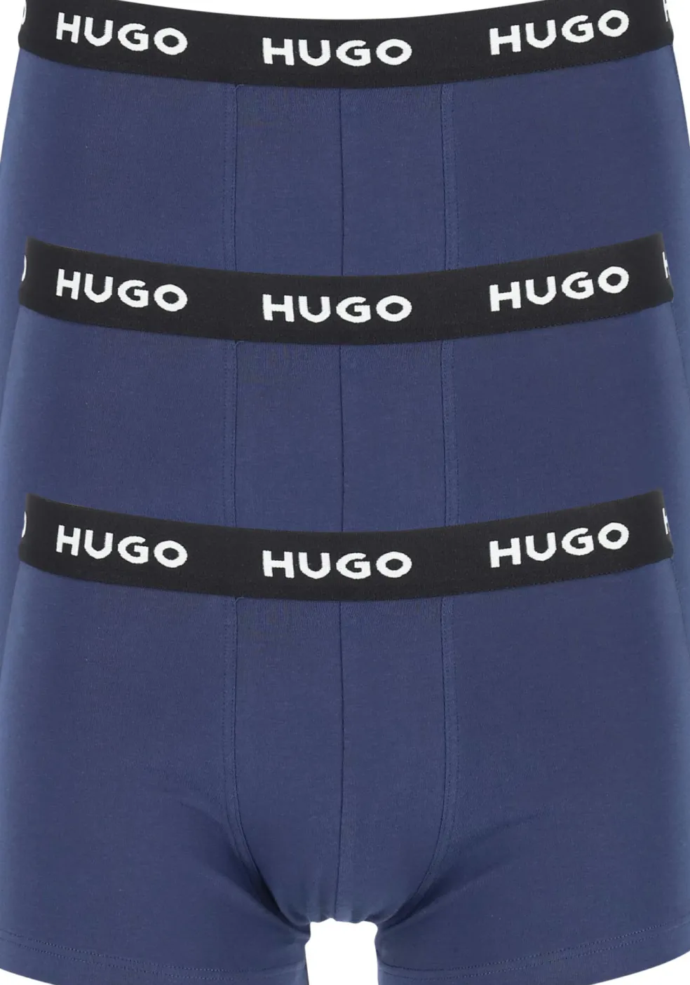 HUGO trunks (3-pack), heren boxers kort, navy