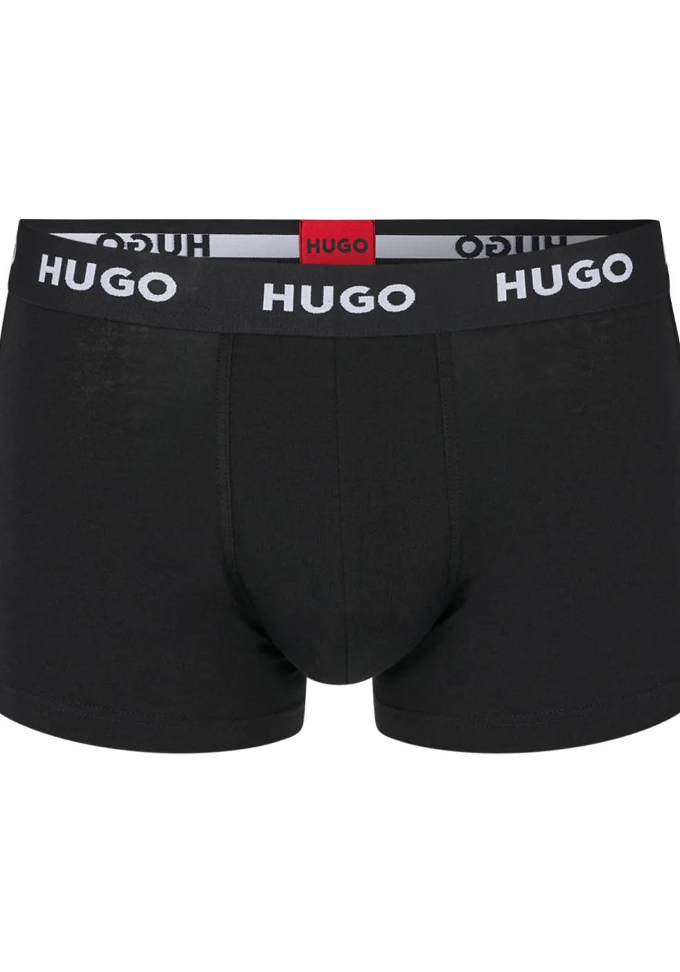 HUGO trunks (3-pack), heren boxers kort, zwart