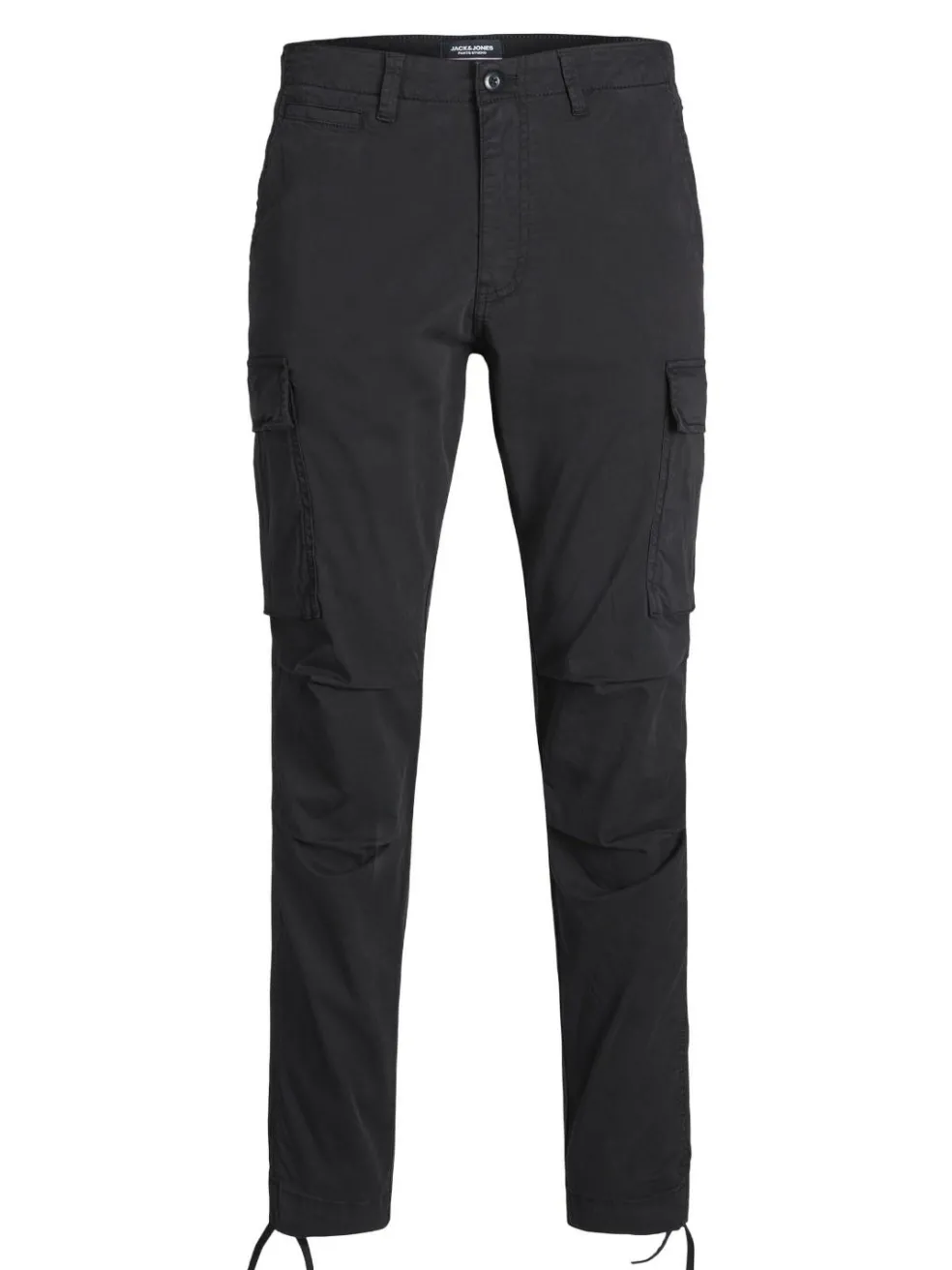 JACK & JONES Ace Tucker Cargoa loose fit, heren cargo broek, zwart