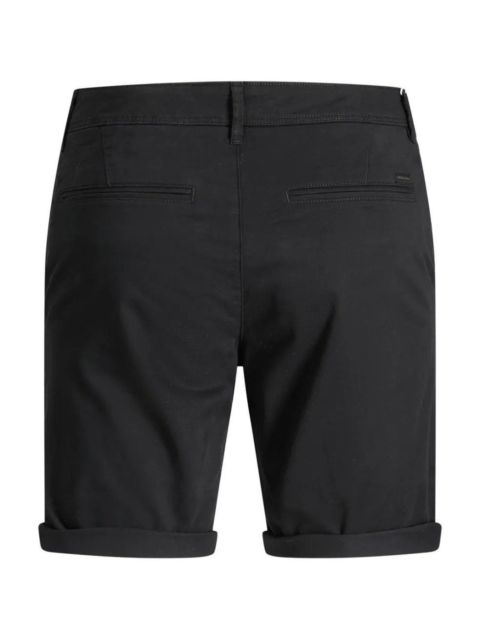 JACK & JONES Bowie Shorts Solid regular fit, heren chino korte broek, zwart