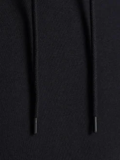 JACK & JONES Bradley sweat hood regular fit, heren hoodie katoenmengsel met capuchon, zwart