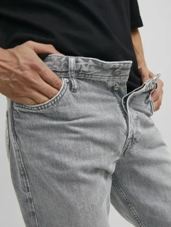 JACK & JONES Chris Original loose fit, heren jeans, grijs denim