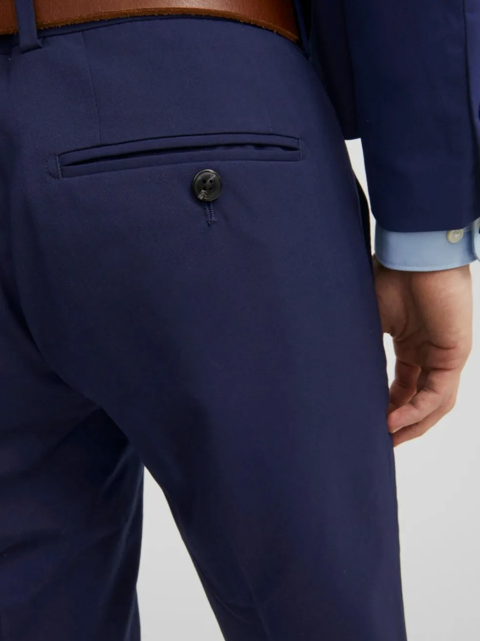 JACK & JONES Franco Trouser slim fit, heren pantalon, blauw