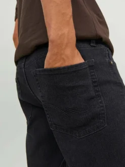 JACK & JONES Glenn Original loose fit, heren jeans, zwart denim