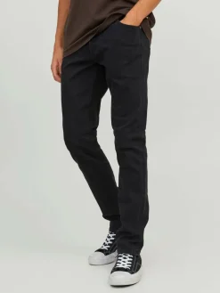 JACK & JONES Glenn Original loose fit, heren jeans, zwart denim