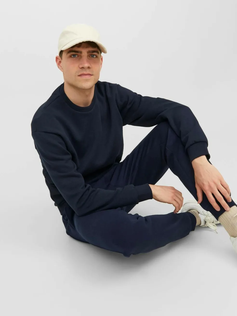 JACK & JONES Gordon Bradley Sweat Pant regular fit, heren joggingbroek, blauw