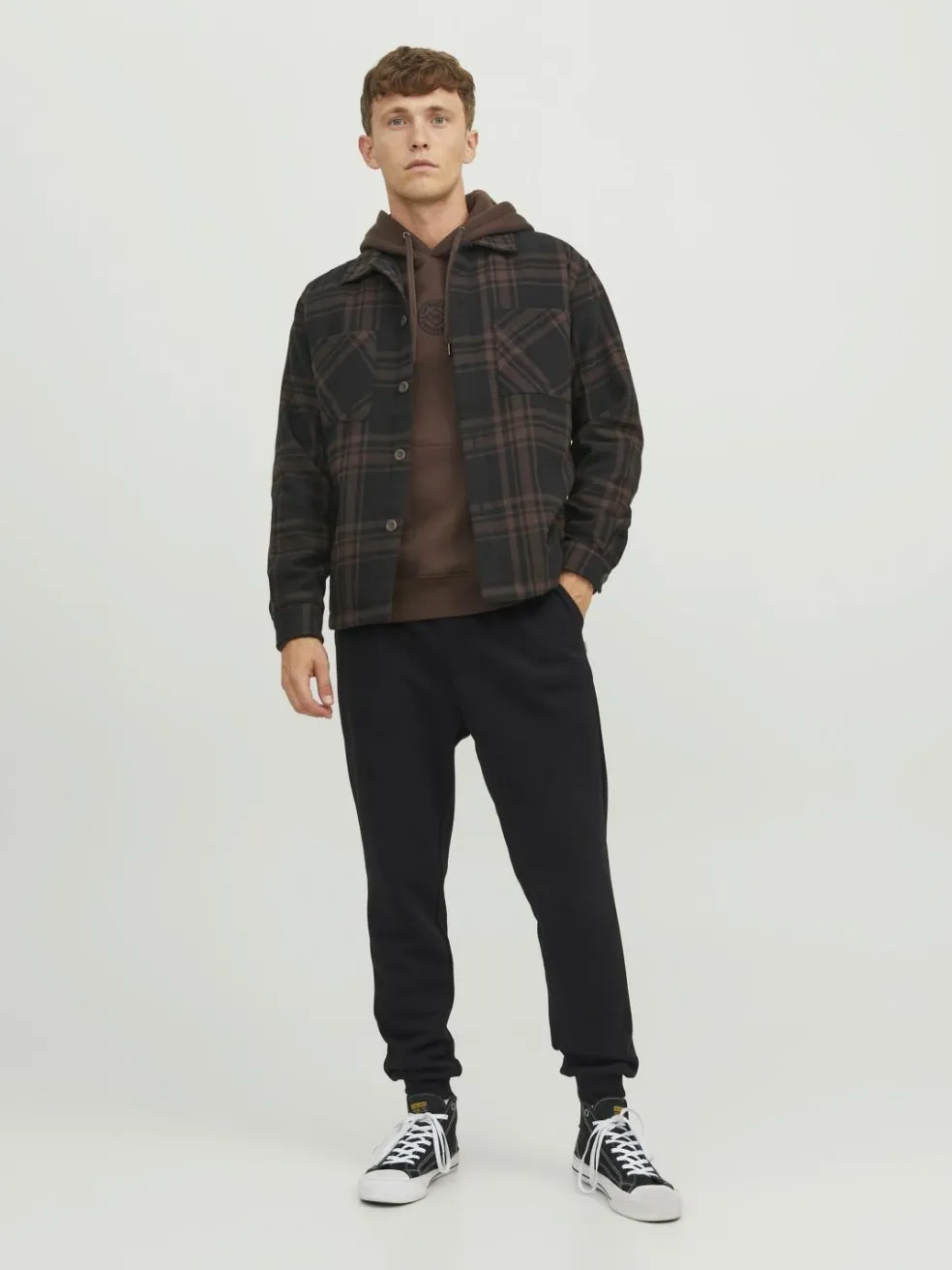 JACK & JONES Gordon Bradley Sweat Pant regular fit, heren joggingbroek, zwart