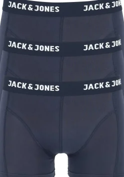 Jack & Jones heren boxers Jacanthony trunks (3-pack), navy blauw