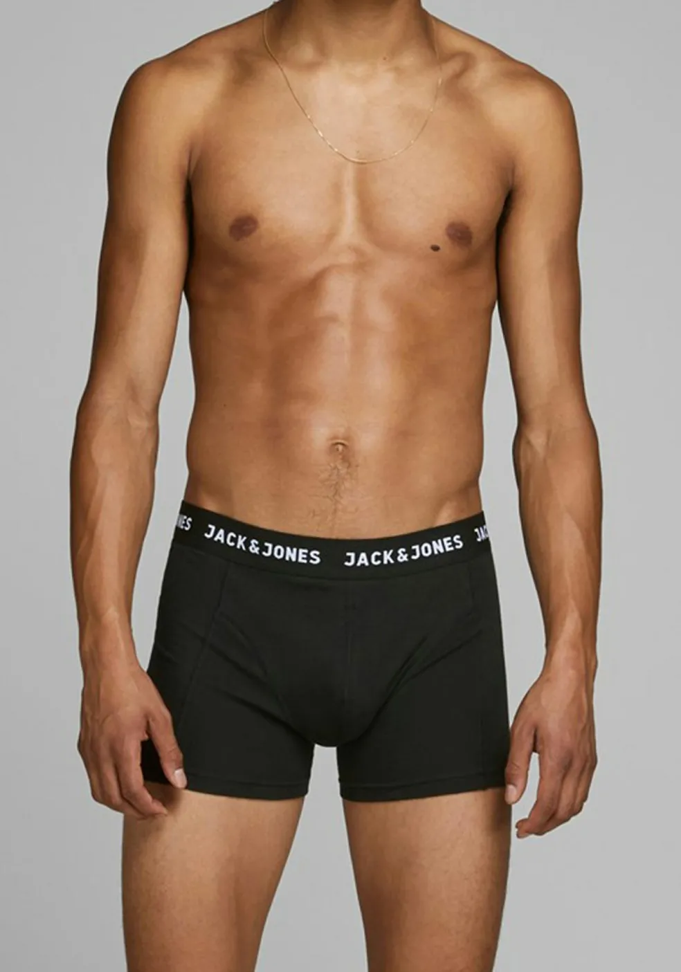 Jack & Jones heren boxers Jacanthony trunks (3-pack), zwart