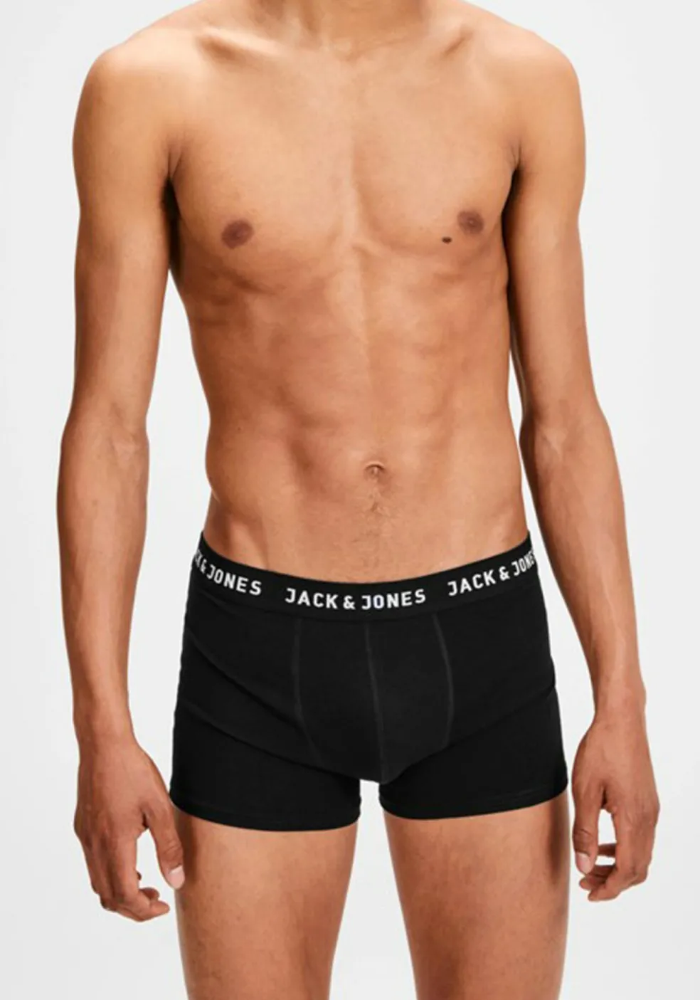Jack & Jones heren boxers Jachuey trunks (5-pack), zwart