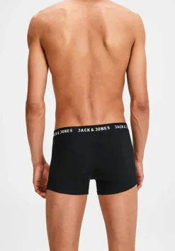 Jack & Jones heren boxers Jachuey trunks (5-pack), zwart