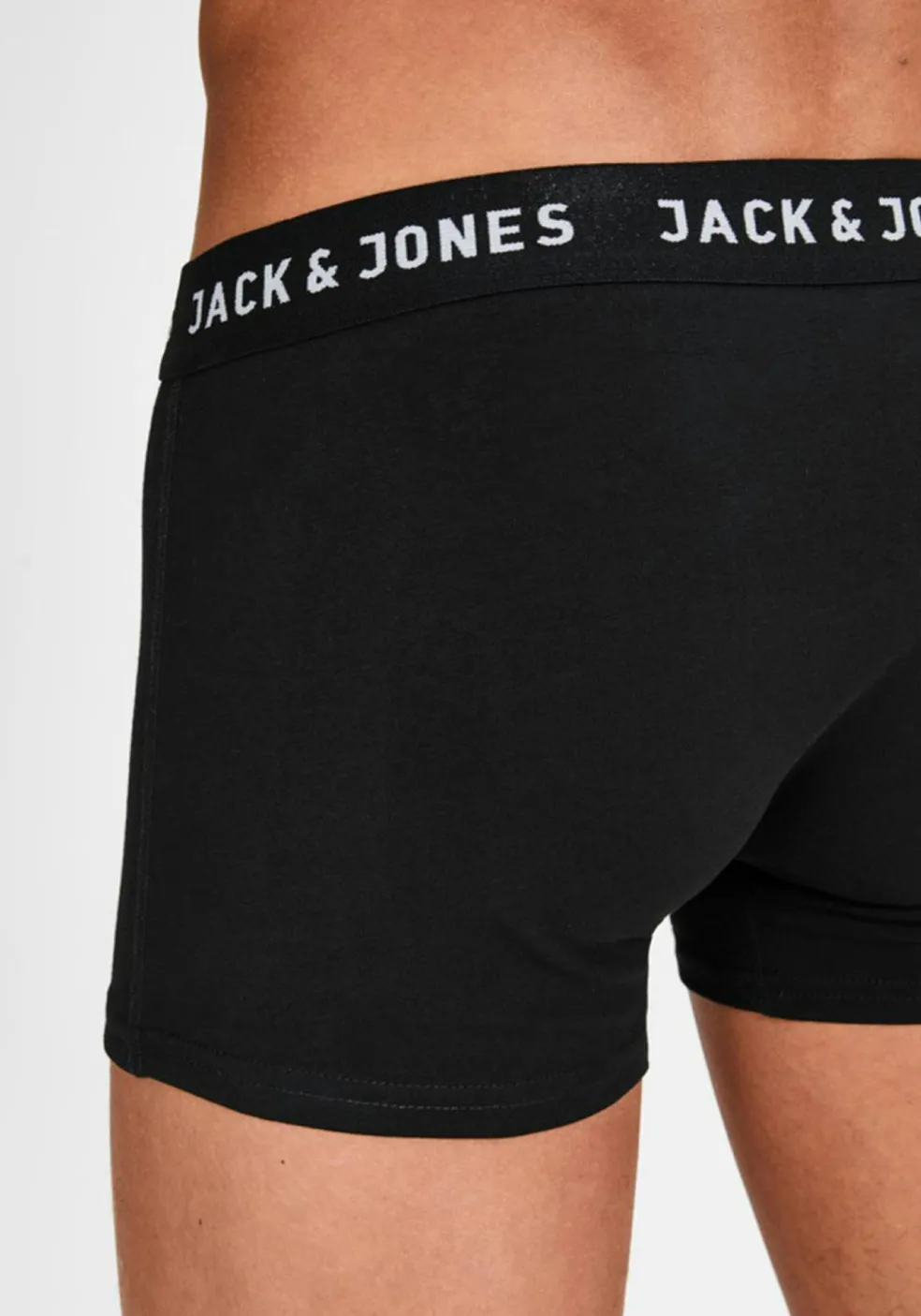 Jack & Jones heren boxers Jachuey trunks (5-pack), zwart