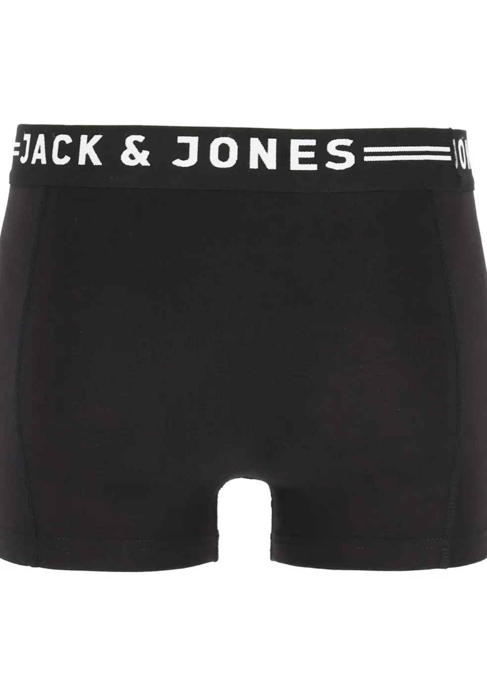 Jack & Jones heren boxers Sense trunks (3-pack), zwart met zwarte band