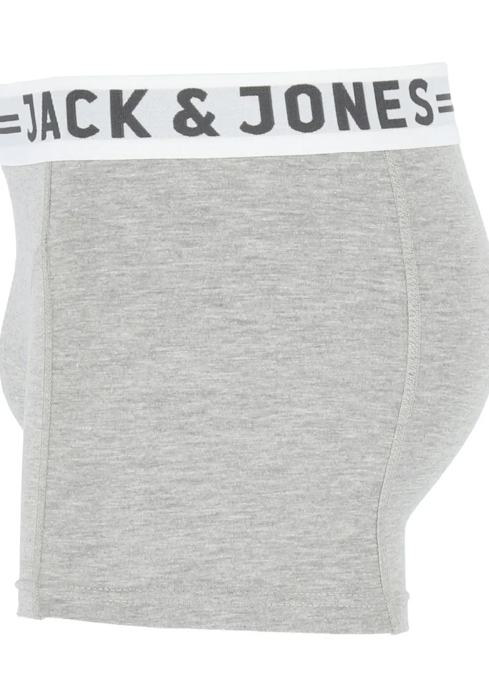 Jack & Jones heren boxers Sense trunks (3-pack), zwart - wit - grijs