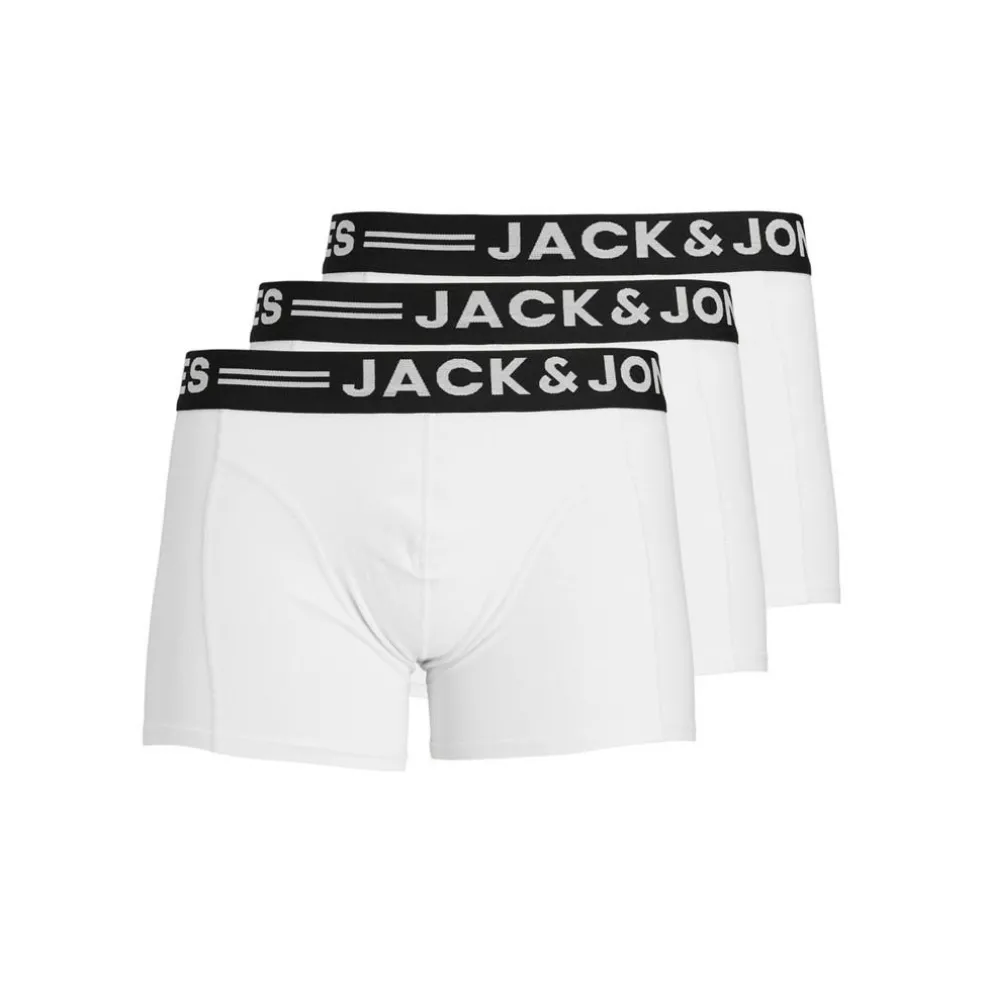 Jack & Jones heren boxers Sense trunks (3-pack), wit
