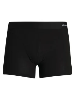 JACK & JONES Jacbasic bamboo trunks (3-pack), heren boxers normale lengte, blauw, zwart en donkerrood