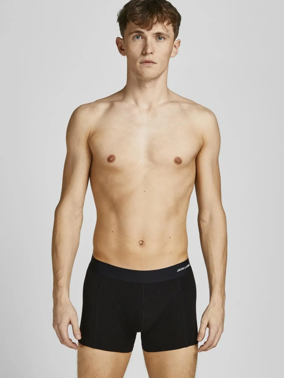 JACK & JONES Jacbasic bamboo trunks (3-pack), heren boxers normale lengte, groen, blauw, grijs en zwart