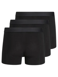 JACK & JONES Jacbasic bamboo trunks (3-pack), heren boxers normale lengte, zwart