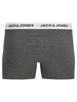 JACK & JONES Jacbasic trunks (5-pack), heren boxers normale lengte, groen, blauw, grijs en zwart