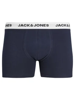 JACK & JONES Jacbasic trunks (5-pack), heren boxers normale lengte, groen, blauw, grijs en zwart