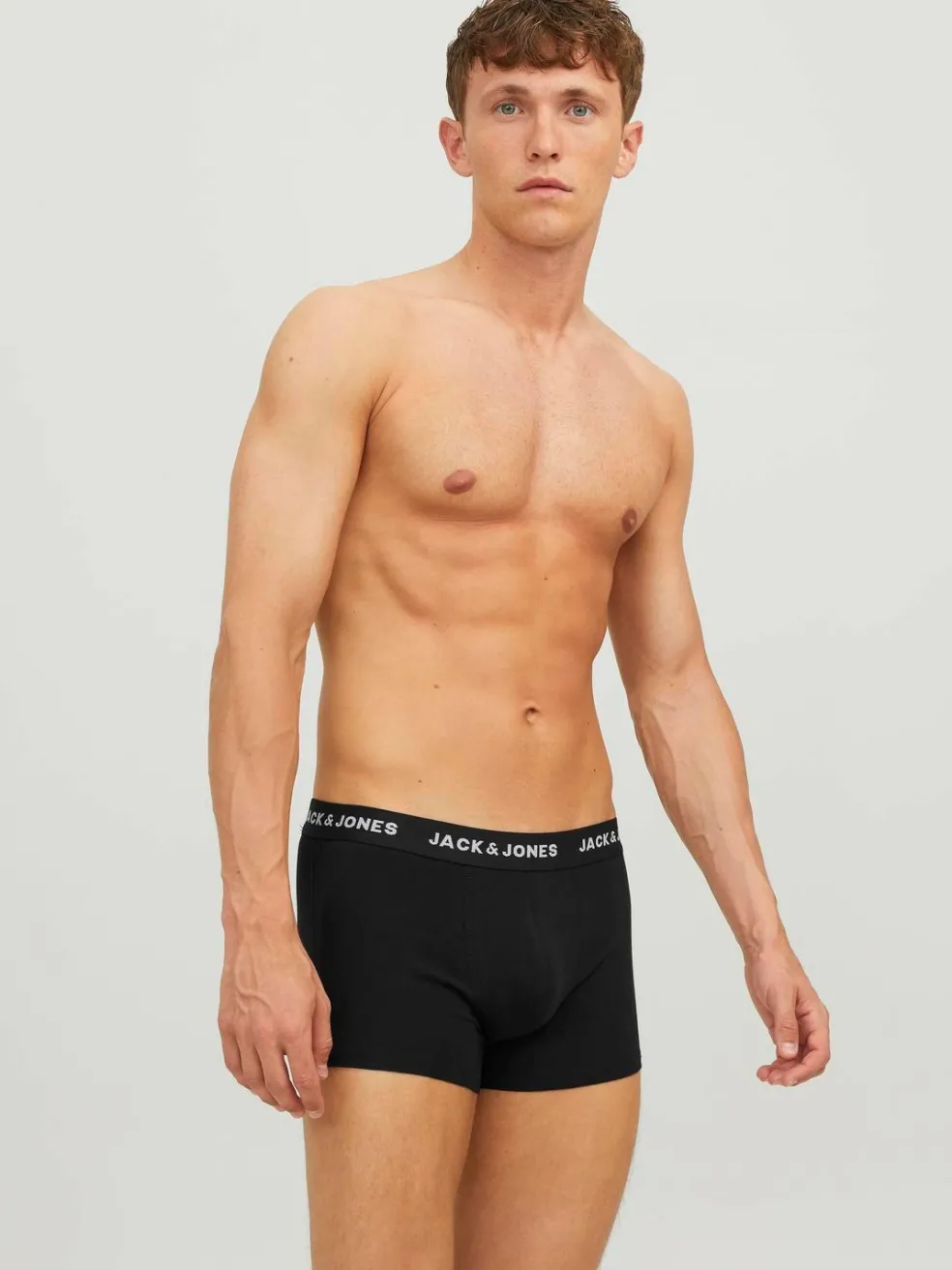 JACK & JONES Jachuey trunks (7-pack), heren boxers normale lengte, zwart