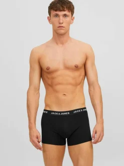 JACK & JONES Jachuey trunks (7-pack), heren boxers normale lengte, zwart