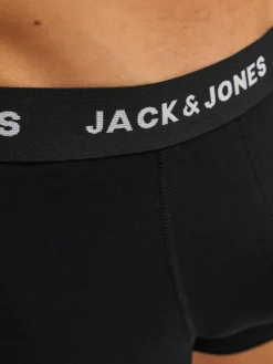 JACK & JONES Jachuey trunks (7-pack), heren boxers normale lengte, zwart