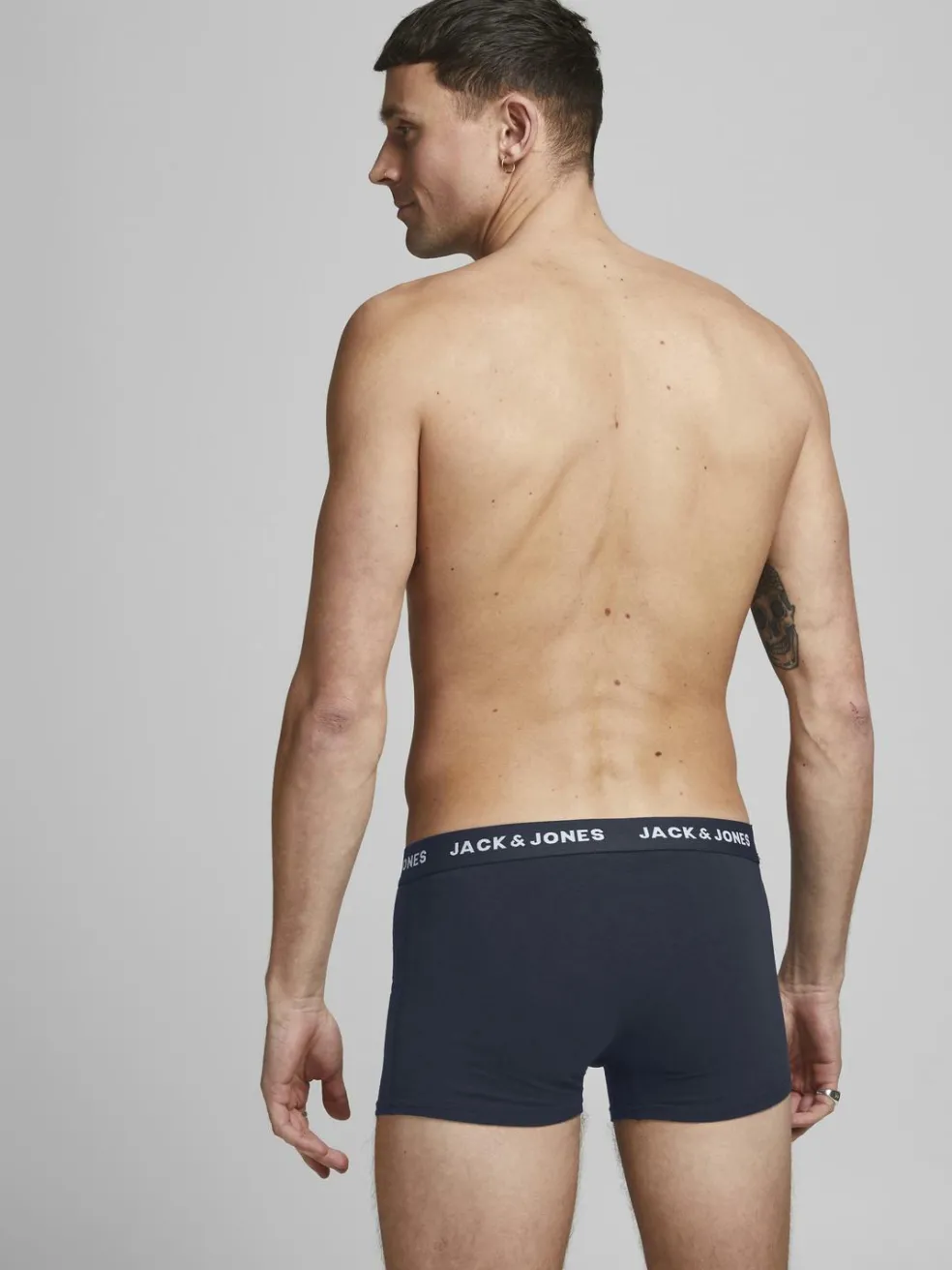 JACK & JONES Jacsolid trunks (10-pack), heren boxers, blauw