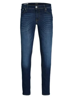 JACK & JONES Liam Original loose fit, heren jeans, denimblauw