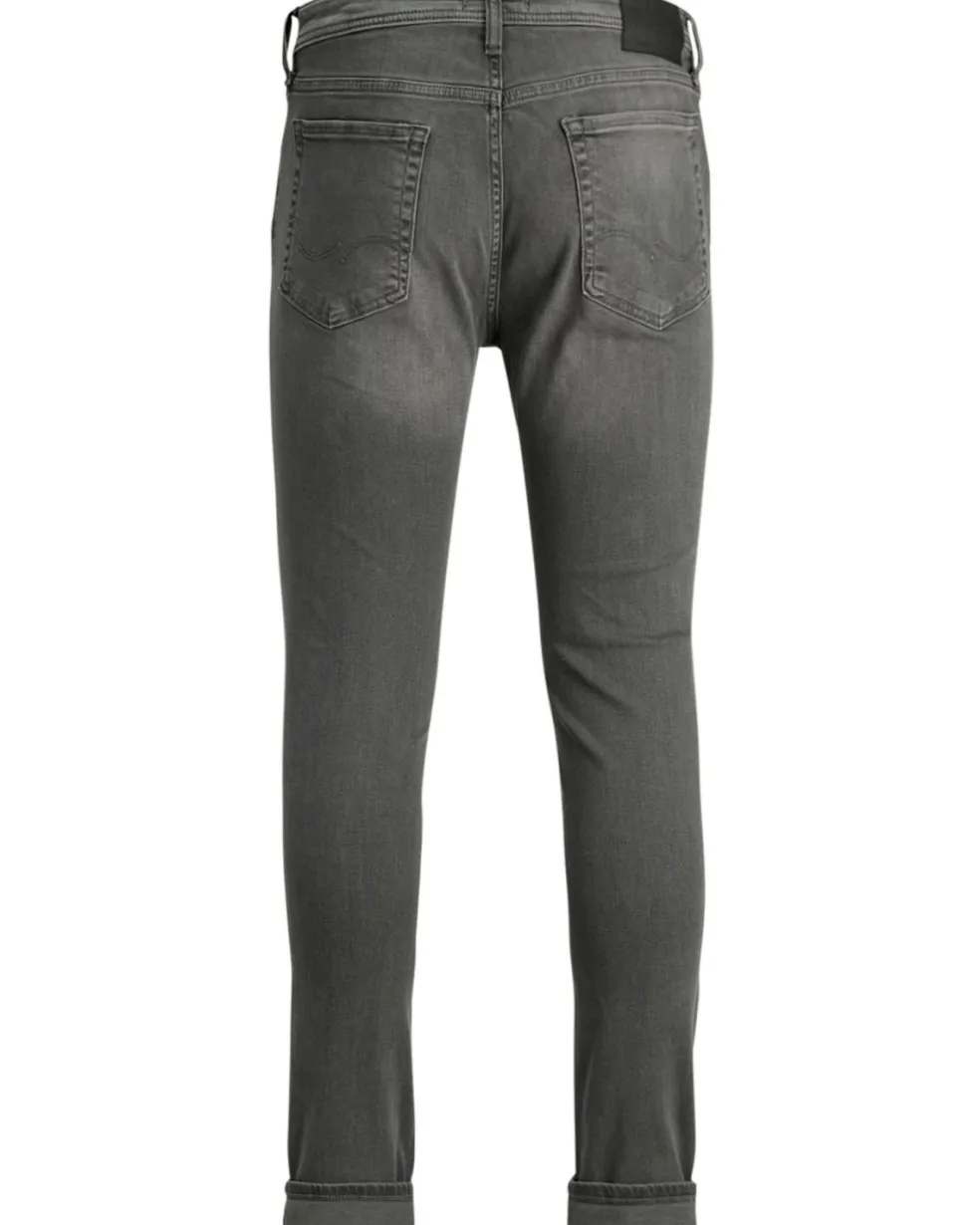 JACK & JONES Liam Original loose fit, heren jeans, grijs denim