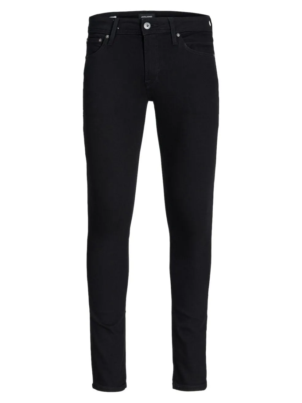 JACK & JONES Liam Original loose fit, heren jeans, zwart denim