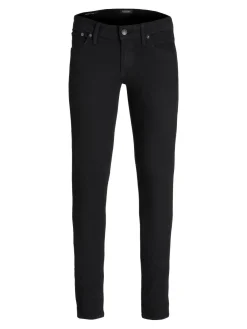JACK & JONES Liam Original loose fit, heren jeans, zwart denim
