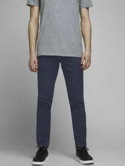 JACK & JONES Marco Dave Pk loose fit, heren chino, beige blauw