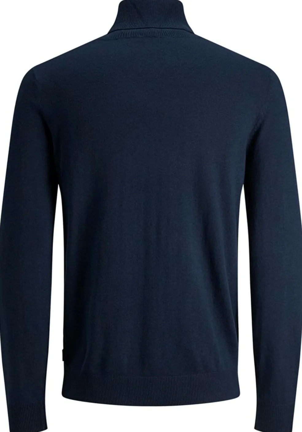 JACK & JONES slim fit coltrui katoen, donkerblauw