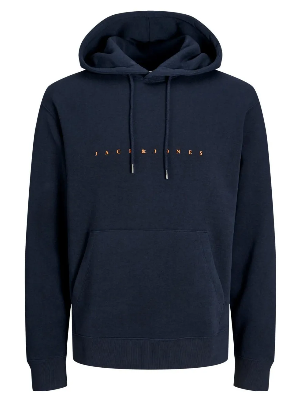 JACK & JONES Star jj sweat hood regular fit, heren hoodie katoenmengsel met capuchon, blauw blauw