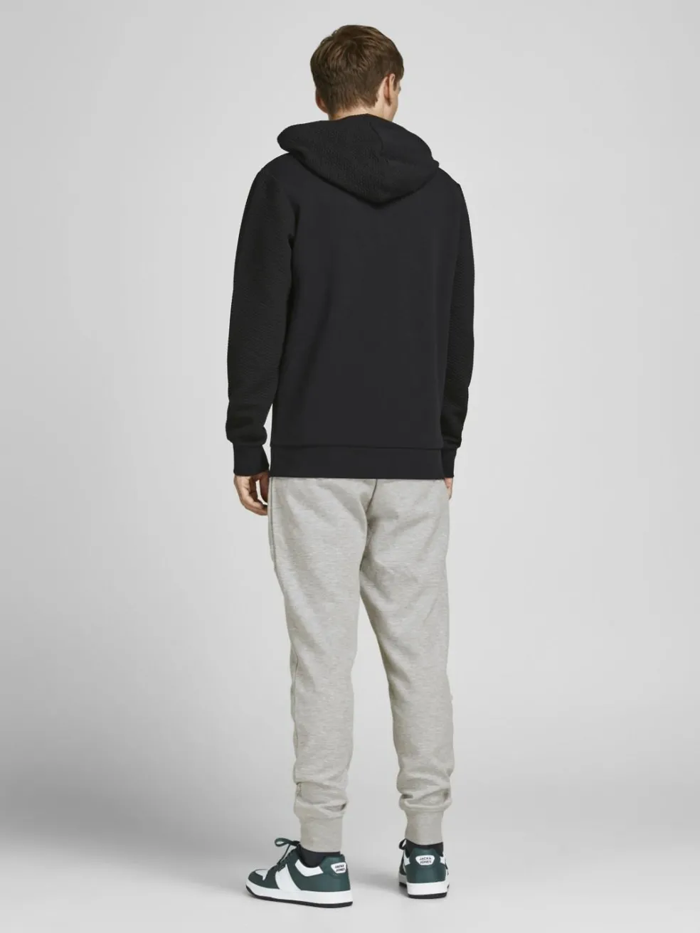 JACK & JONES Will Air Sweat Pants regular fit, heren joggingbroek, lichtgrijs melange